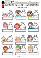 anteprima - Esercizi - Inglese Fogli di lavoro: Family & Friends - Pagina 2