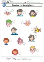 anteprima - Esercizi - Inglese Fogli di lavoro: Family & Friends - Pagina 3