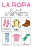 Vorschau - Präsentationen/Tafelbilder - Materialpaket: Bild- und Wortkarten (Spanisch) - Deckblatt
