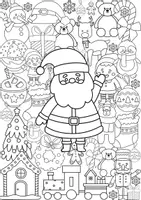Vorschau - Mal- und Bastelvorlagen - Paket: Weihnachten und Neujahr: Paket auf Deutsch - Seite 3
