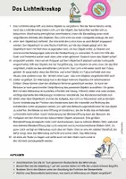 Vorschau - Arbeitsblätter - Aufbau Mikroskop Arbeitsblatt + Interactive (Oberstufe) - Seite 1