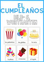 Vorschau - Präsentationen/Tafelbilder - EL CUMPLEAÑOS: Bild- und Wortkarten (Geburtstag) - Deckblatt