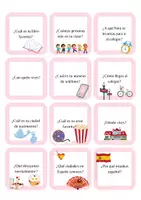 Vorschau - Spiele - STOP & SWAP CONOCERSE/PRESENTARSE (Spanische Konversationskarten/Sprechprüfung) - Seite 3