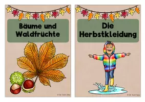 Vorschau - Arbeitsblätter - Mini-Lapbook - Jahreszeit Herbst Klasse 1/2 - Seite 3