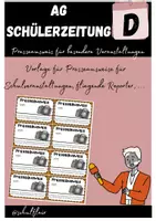 Vorschau - Anderer Materialtyp - Schülerzeitung - Presseausweis - Deckblatt