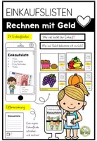 Vorschau - Präsentationen/Tafelbilder - Kartei: Rechnen mit Geld - Kommazahlen - Einkaufsliste (Handy) - Deckblatt