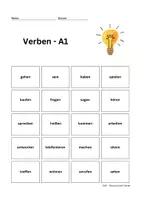 Vorschau - Unterrichtsreihen - DaF/DaZ 80 Verben für das Sprachniveau A1 - Seite 1
