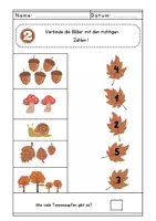 Vorschau - Arbeitsblätter - Kleiner Escape Room Klasse 1, Herbst (Sachunterricht, Mathe, Deutsch) - Seite 2