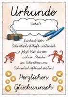 Vorschau - Anderer Materialtyp - 6 verschiedene Affen Urkunden für die Affenklasse - Seite 3