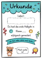 Vorschau - Anderer Materialtyp - 6 verschiedene Bären Urkunden für die Bärenklasse - Seite 2