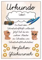 Vorschau - Anderer Materialtyp - 6 verschiedene Bären Urkunden für die Bärenklasse - Seite 3
