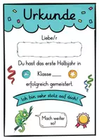Vorschau - Anderer Materialtyp - 6 verschiedene Chamäleon Urkunden für die Chamäleonklasse - Seite 2