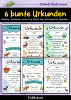 Vorschau - Anderer Materialtyp - 6 verschiedene Elch Urkunden für die Elchklasse - Deckblatt
