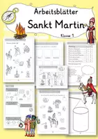 Vorschau - Arbeitsblätter - Sankt Martin Arbeitsblätter Klasse 1 Ethik Herbst - Deckblatt