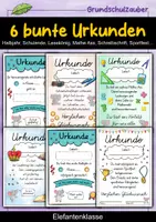 Vorschau - Anderer Materialtyp - 6 verschiedene Elefanten Urkunden für die Elefantenklasse - Deckblatt
