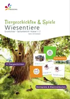 Vorschau - Spiele - Wiesentiere 🦋 Geschichten, Spiele & Memory - Deckblatt