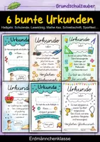 Vorschau - Anderer Materialtyp - 6 verschiedene Erdmännchen Urkunden für die Erdmännchenklasse - Deckblatt