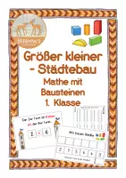 Vorschau - Arbeitsblätter - Größer kleiner gleich - Städtebau - Deckblatt