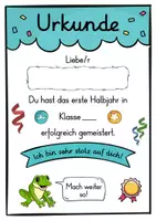 Vorschau - Anderer Materialtyp - 6 verschiedene Frosch Urkunden für die Froschklasse - Seite 2