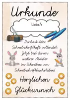 Vorschau - Anderer Materialtyp - 6 verschiedene Hasen Urkunden für die Hasenklasse - Seite 3