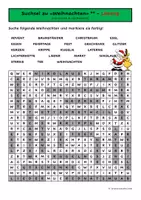 Vorschau - Arbeitsblätter - Suchsel Weihnachten (2-fach differenziert) - Seite 3