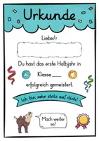 Vorschau - Anderer Materialtyp - 6 verschiedene Kamel Urkunden für die Kamelklasse - Seite 2