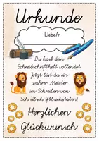 Vorschau - Anderer Materialtyp - 6 verschiedene Löwen Urkunden für die Löwenklasse - Seite 3