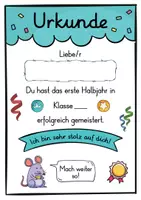 Vorschau - Anderer Materialtyp - 6 verschiedene Maus Urkunden für die Mausklasse - Seite 2