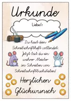 Vorschau - Anderer Materialtyp - 6 verschiedene Maus Urkunden für die Mausklasse - Seite 3