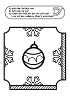 Vorschau - Mal- und Bastelvorlagen - Gemeinschaftsbild für die Klasse - Der Winter - Seite 3