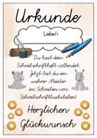 Vorschau - Anderer Materialtyp - 6 verschiedene Nashorn Urkunden für die Nashornklasse - Seite 3