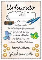 Vorschau - Anderer Materialtyp - 6 verschiedene Schmetterlinge Urkunden für die Schmetterlingklasse - Seite 3
