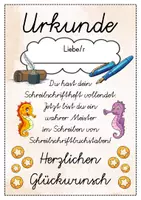 Vorschau - Anderer Materialtyp - 6 verschiedene Seepferdchen Urkunden für die Seepferdchenklasse - Seite 3
