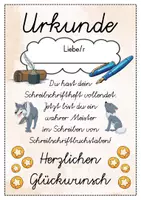 Vorschau - Anderer Materialtyp - 6 verschiedene Wolf Urkunden für die Wolfklasse - Seite 3