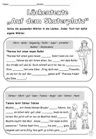 Vorschau - Arbeitsblätter - Lückentexte "Auf dem Skaterplatz" Im Park - DaZ / DaF / Deutsch - Seite 3