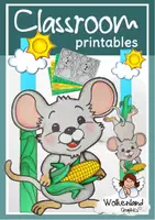 Aperçu - Matériel pour travaux manuels / dessin - Souris dans un champ de maïs Bricolage Décoration - Page de couverture