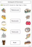 Vorschau - Arbeitsblätter - Orff Instrumente Klänge beschreiben - Seite 2