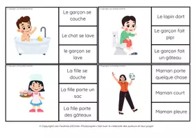 Aperçu - Apprentissages en autonomie - Compréhension de phrases simples - Page 2