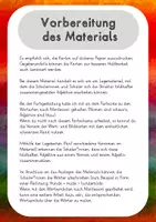 Vorschau - Spiele - Bildhafte zusammengesetzte Adjektive - Legematerial für die Freiarbeit (Wortart nach Montessori) - Seite 1