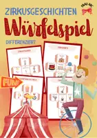 Vorschau - Arbeitsblätter - 🎲 Würfelspiel - ZIRKUSGESCHICHTEN 🎪 - kreatives Schreiben - Deckblatt