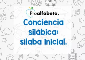 Vista previa - Tarjetas / Manipulativos - Conciencia silábica- sílaba inicial - página 1