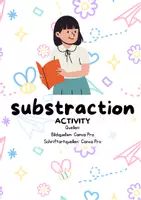 Vorschau - Arbeitsblätter - Einfache Subtraktion | editierbar | Mathe Grundschule - Seite 1