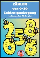 Vorschau - Bildkarten - Zählen bis 20, Zahlenspaziergang Bienen - Deckblatt