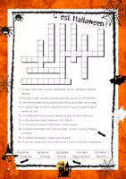 Aperçu - Jeux - Halloween Mots croisés!! - Page 1