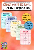 Vista previa - Refuerzo / NEE / Materiales de apoyo - Other ways to say... Graphic organisers - Portada