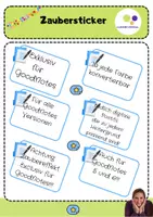 Vorschau - Präsentationen/Tafelbilder - Basic Zaubersticker für GoodNotes - editierbar in jede Wunschfarbe - Seite 2