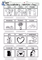 anteprima - Esercizi - Inglese Fogli di lavoro: Valentine`s Day - Pagina 1