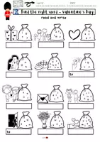 anteprima - Esercizi - Inglese Fogli di lavoro: Valentine`s Day - Pagina 2