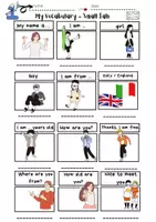 anteprima - Esercizi - Inglese Fogli di lavoro: Small Talk - Pagina 1