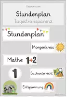 Vorschau - Anderer Materialtyp - Stundenplan - Tagestransparenz - Deckblatt